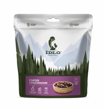 Сушеная еда IDLO Орешки с изюмом